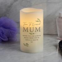 Personalised Botanical LED Candle Extra Image 2 Preview
